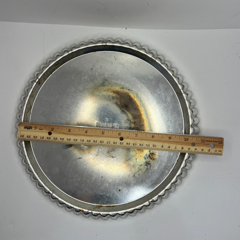 Dr. Oetker Vintage Fluted Tart Pan Set of 2 Made in Germany 10 In Metal Bakeware - Picture 6 of 7
